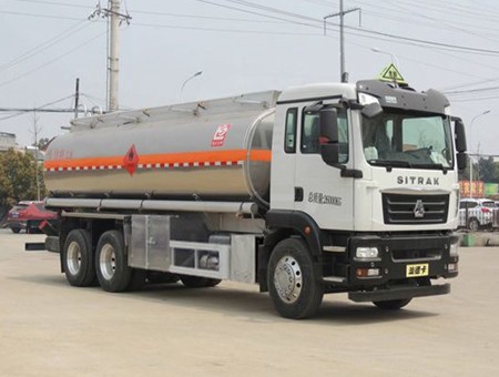 重汽汕德卡后雙橋鋁合金油罐車圖片 重汽汕德卡后雙橋鋁合金油罐車圖片